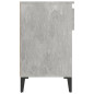 Armoire à chaussures Gris béton 102x36x60 cm Bois d ingénierie