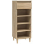 Armoire à chaussures Chêne sonoma 40x36x105cm Bois d ingénierie