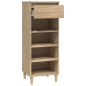 Armoire à chaussures Chêne sonoma 40x36x105cm Bois d ingénierie