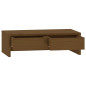 Support de moniteur Marron miel 50x27x15 cm Bois de pin solide