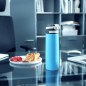 Leifheit Bouteille thermos Flip 600 ml Bleu marine