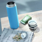 Leifheit Bouteille thermos Flip 600 ml Bleu marine