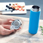 Leifheit Bouteille thermos Flip 600 ml Bleu marine