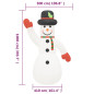 Bonhomme de neige gonflable de Noël avec LED 1000 cm