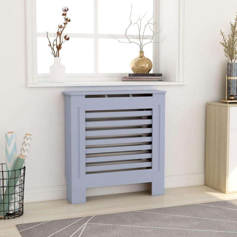 Cache radiateur MDF Gris 78 cm