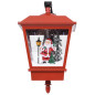 Lampe murale de Noël lumières LED et Père Noël Rouge 40x27x45cm