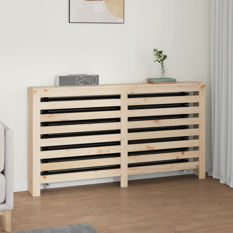 Cache radiateur 153x19x84 cm Bois massif de pin