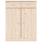 Armoire à chaussures ALTA 77x35x96 cm bois massif de pin