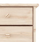 Armoire à chaussures ALTA 77x35x96 cm bois massif de pin