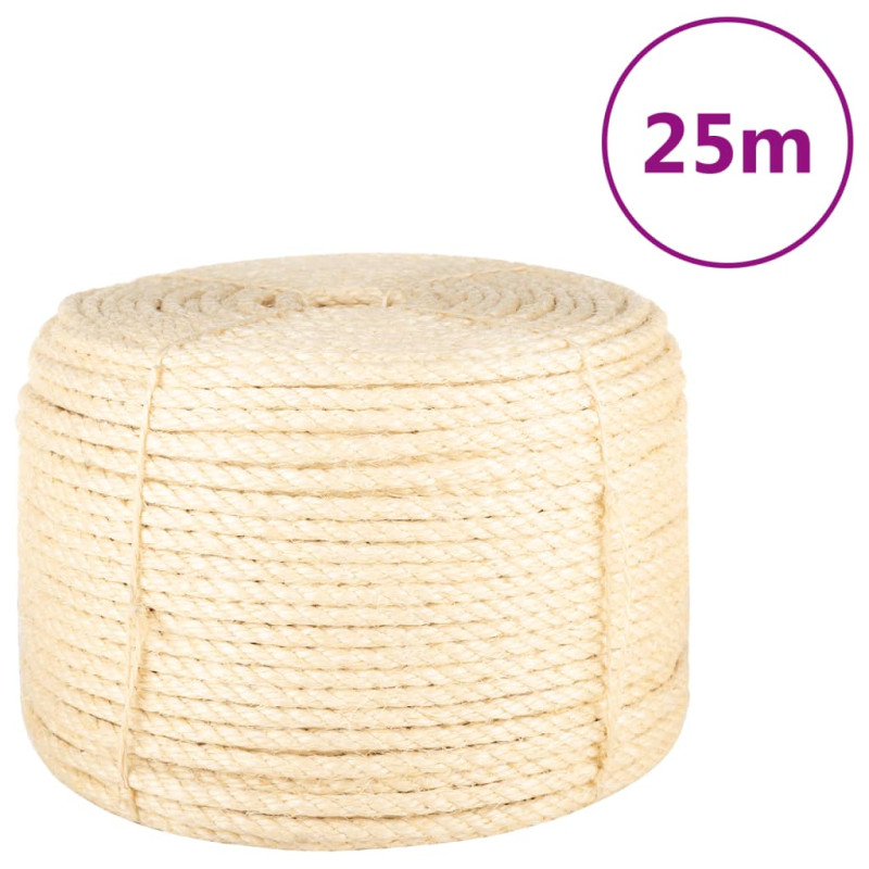 Corde 100 % sisal 12 mm 25 m