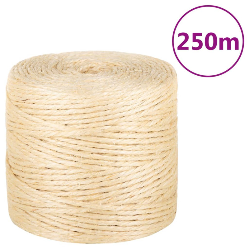 Corde 100 % sisal 4 mm 250 m