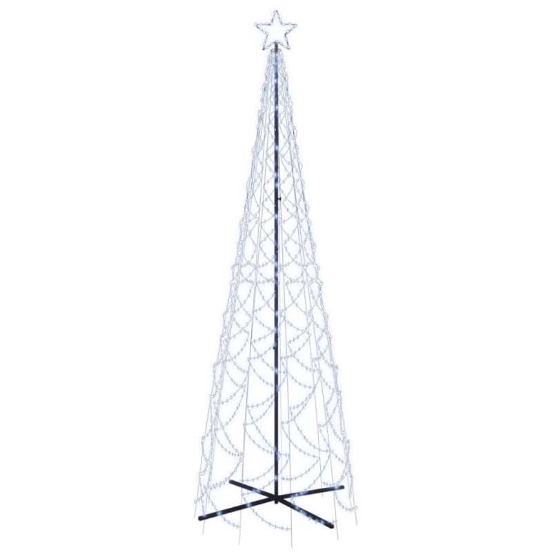 Arbre de Noël cône 500 LED Blanc froid 100x300 cm