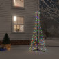 Arbre de Noël cône 200 LED Colorées 70x180 cm