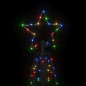 Arbre de Noël cône 200 LED Colorées 70x180 cm