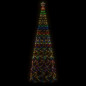 Arbre de Noël cône 1400 LED Colorées 160x500 cm