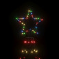 Arbre de Noël cône 1400 LED Colorées 160x500 cm