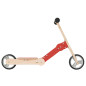 Trottinette pour enfants 2 in 1 rouge