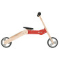 Trottinette pour enfants 2 in 1 rouge