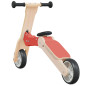 Trottinette pour enfants 2 in 1 rouge