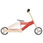 Trottinette pour enfants 2 in 1 rouge