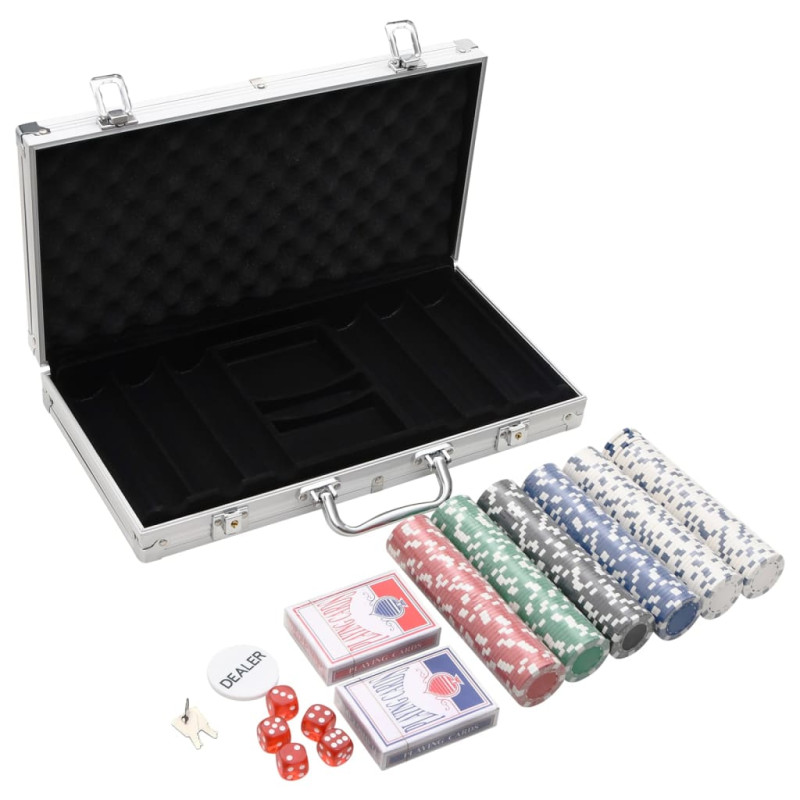 Jeu de jetons de poker 300 pcs 11,5 g