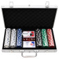 Jeu de jetons de poker 300 pcs 11,5 g