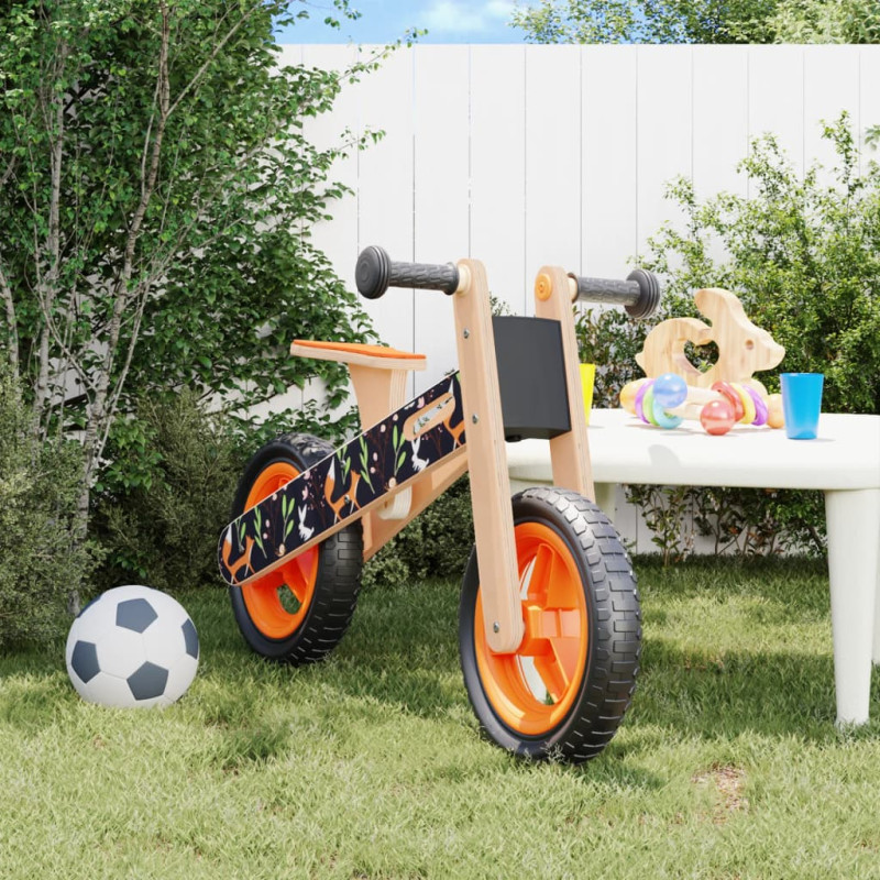 Vélo d équilibre pour enfants imprimé orange