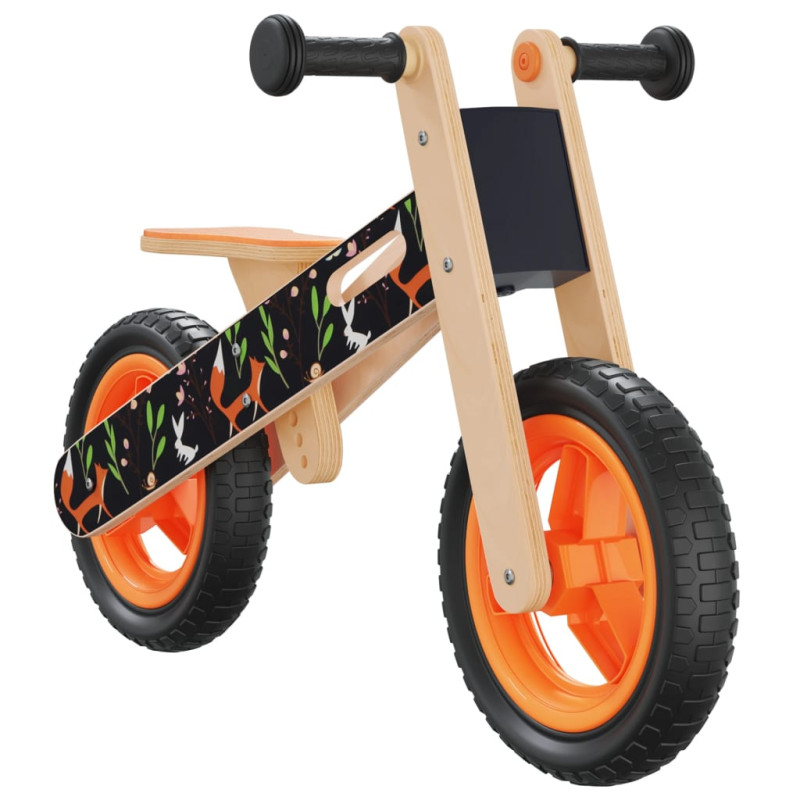 Vélo d équilibre pour enfants imprimé orange