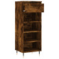 Armoire à chaussures Chêne fumé 40x36x105 cm Bois d ingénierie