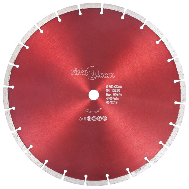 Disque de coupe diamanté Acier 350 mm