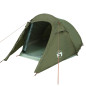 Tente de camping tunnel 3 personnes vert olive imperméable