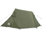 Tente de camping tunnel 3 personnes vert olive imperméable