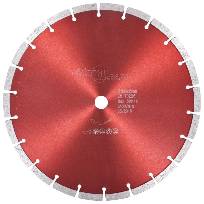 Disque de coupe diamanté Acier 300 mm