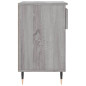 Armoire à chaussures Sonoma gris 70x36x60 cm Bois d ingénierie