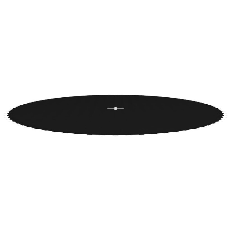 Tapis de saut Tissu Noir pour trampoline rond de 3,96 m