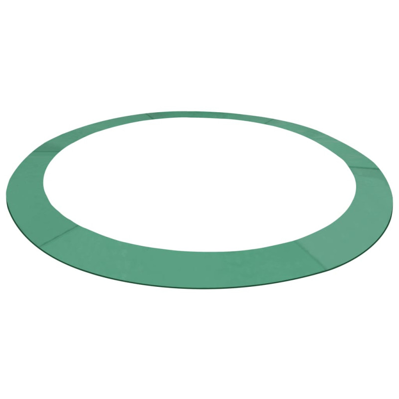 Coussin de protection PE vert pour trampoline rond 4,57 m