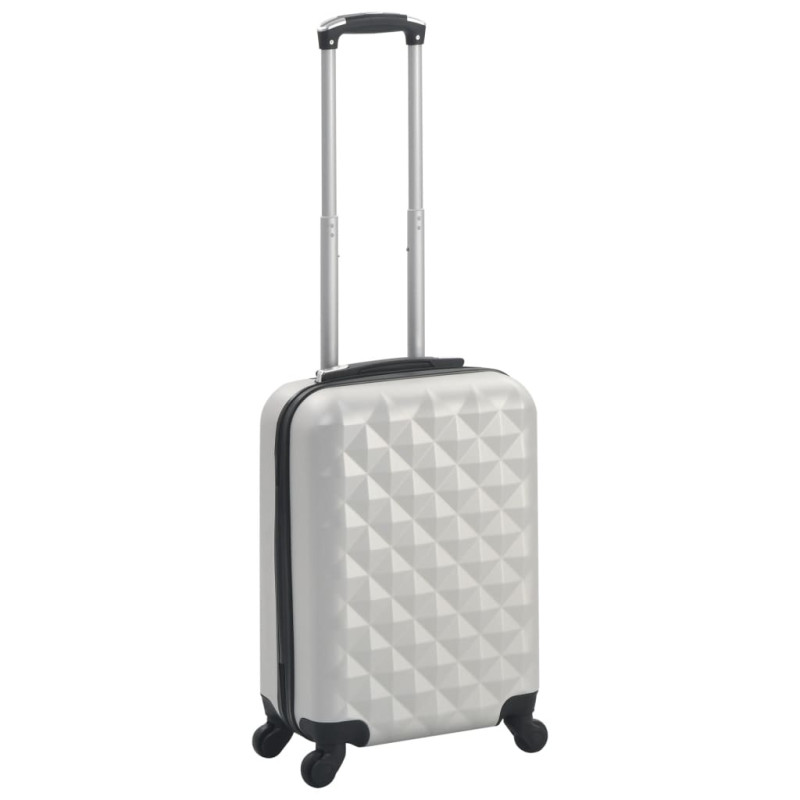 Valise rigide Argenté brillant ABS