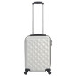 Valise rigide Argenté brillant ABS