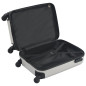 Valise rigide Argenté brillant ABS