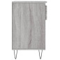 Armoire à chaussures Sonoma gris 102x36x60 cm Bois d ingénierie