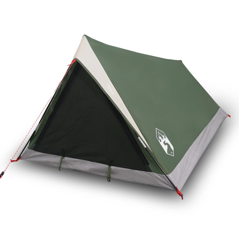 Tente de camping 2 personnes vert imperméable