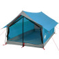 Tente de camping 2 personnes bleu imperméable