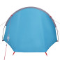 Tente de camping tunnel 4 personnes bleu imperméable