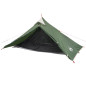 Tente de camping tipi 1 personne vert imperméable