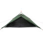 Tente de camping tipi 1 personne vert imperméable