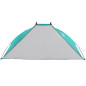 Tente de plage vert d eau 268x223x125 cm 185T polyester