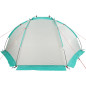 Tente de plage vert d eau 268x223x125 cm 185T polyester