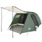 Tente de camping tunnel 4 personnes vert imperméable