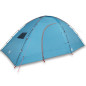 Tente de camping 8 personnes bleu imperméable