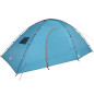 Tente de camping 8 personnes bleu imperméable